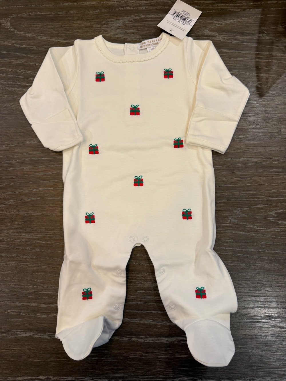 NWT TBBC Christmas Rock Me Romper
